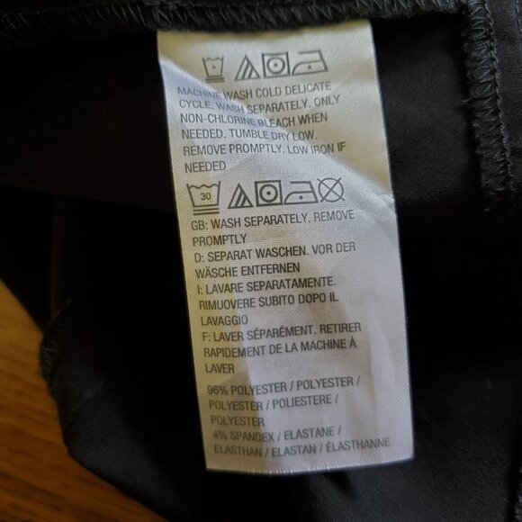 LORI GOLDSTEIN TUNIC COLOR BLACK LONG SLEEVE POLY-SPANDEX SIZE 2X - Picture 8 of 9